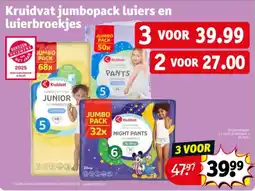 Kruidvat Kruidvat jumbopack luiers en luierbroekjes aanbieding