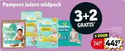 Kruidvat Pampers luiers midpack aanbieding