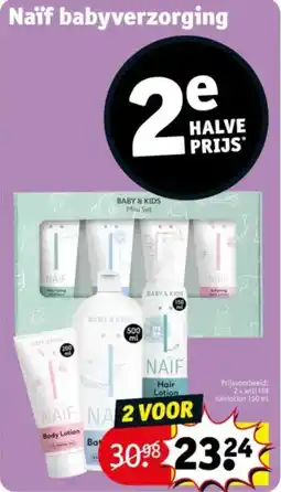Kruidvat Naïf babyverzorging aanbieding