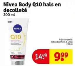Kruidvat Nivea Body Q10 hals en decolleté aanbieding