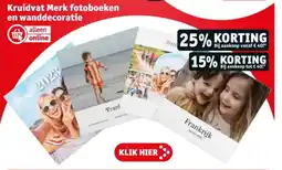Kruidvat Kruidvat merk fotoboeken en wanddecoratie aanbieding