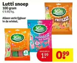 Kruidvat Lutti snoep aanbieding