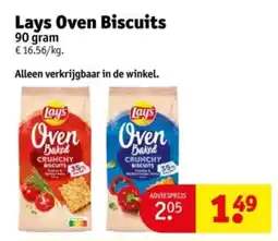Kruidvat Lays Oven Biscuits aanbieding
