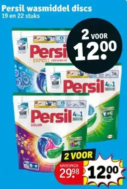 Kruidvat Persil wasmiddel discs aanbieding