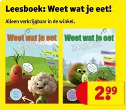 Kruidvat Leesboek: Weet wat je eet! aanbieding