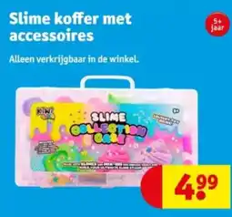 Kruidvat Slime koffer met accessoires aanbieding
