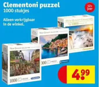 Kruidvat Clementoni puzzel aanbieding