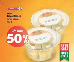 Spar Apero Kaasblokjes aanbieding