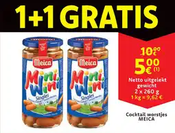 Cora Cocktail worstjes meica aanbieding