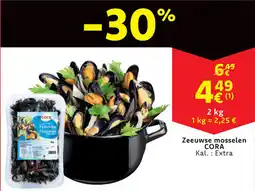 Cora Zeeuwse mosselen cora aanbieding