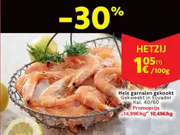 Cora Hele garnalen gekookt aanbieding