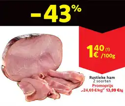 Cora Rustieke ham aanbieding