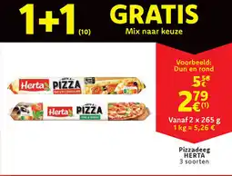 Cora Pizzadeeg herta aanbieding