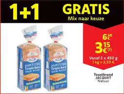 Cora Toastbrood jacquet natuur aanbieding