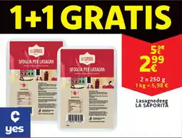 Cora Lasagnedeeg la saporită aanbieding