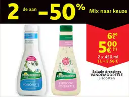 Cora Salade dressings vandemoortele aanbieding