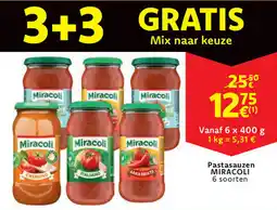 Cora Pastasauzen miracoli aanbieding