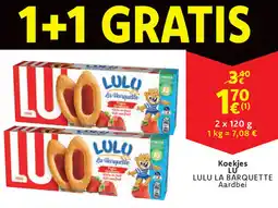 Cora Koekjes LULU la barquette aardbei aanbieding
