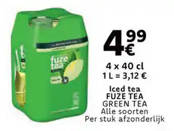 Cora Iced tea fuze tea green tea aanbieding
