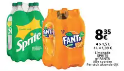Cora Limonade sprite of FANTA aanbieding