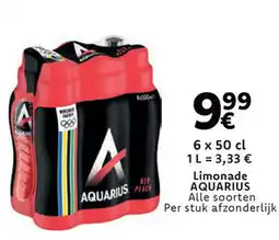 Cora Limonade aquarius aanbieding