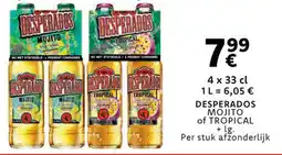 Cora Desperados mojito of tropical aanbieding