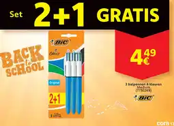Cora 3 balpennen 4 kleuren Medium aanbieding