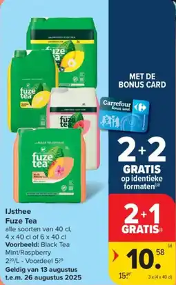 Carrefour Market IJsthee fuze tea aanbieding