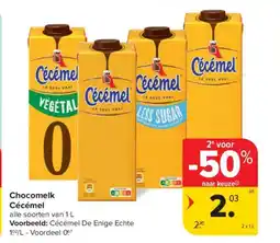 Carrefour Market Chocomelk Cécémel aanbieding