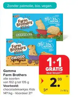 Carrefour Market Gamma Farm Brothers aanbieding