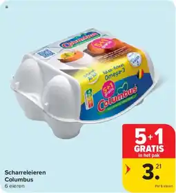 Carrefour Market Scharreleieren Columbus aanbieding