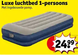 Kruidvat Luxe luchtbed 1-persoons aanbieding