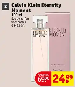 Kruidvat Calvin Klein Eternity Moment aanbieding