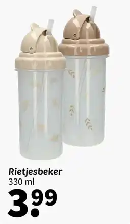 Wibra Rietjesbeker aanbieding