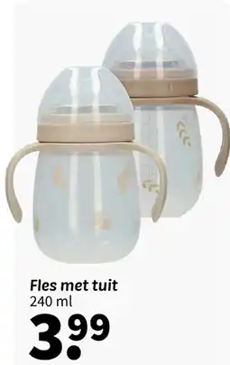 Wibra Fles met Tuit aanbieding