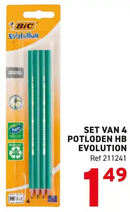 Trafic BiC Potloden HB Evolution aanbieding