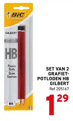 Trafic BiC Grafiet Potloden HB Gilbert aanbieding