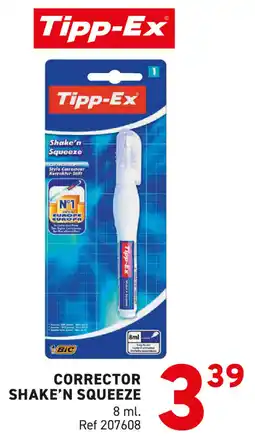 Trafic Corrector shake'n squeeze aanbieding