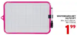 Trafic Whiteboard met Viltstift aanbieding