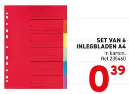 Trafic Inlegbladen A4 aanbieding