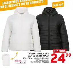 Trafic Gewatteerde jas dames grote maat aanbieding