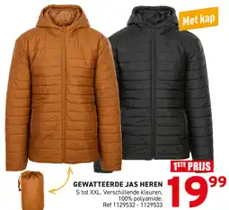 Trafic Gewatteerde jas heren aanbieding