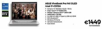 CompuDeals Asus vivobook pro 14x oled intel i7-11370h aanbieding