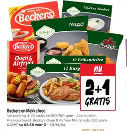 Jumbo Beckers en Mekkafood aanbieding