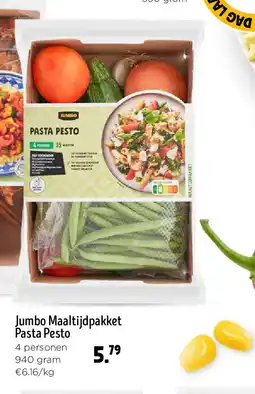 Jumbo Jumbo Maaltijdpakket Pasta Pesto aanbieding