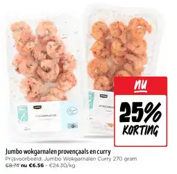Jumbo Jumbo wokgarnalen provençaals en curry aanbieding