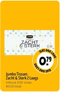 Jumbo Jumbo Tissues Zacht & Sterk 2 Laags aanbieding