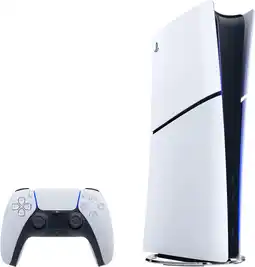 Coolblue PlayStation 5 Slim Digital Edition + Extra Controller Wit aanbieding
