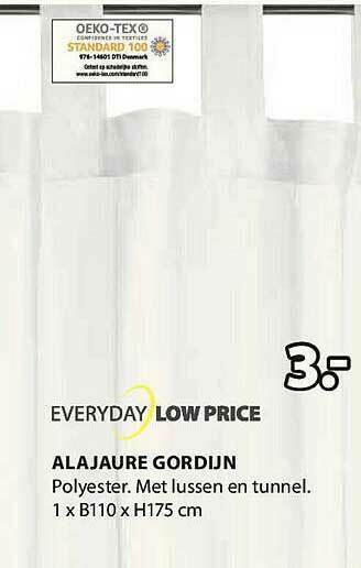Jysk Alajaure Gordijn aanbieding