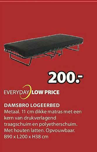 Jysk Damsbro Logeerbed aanbieding